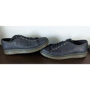 * Dr. Martens Farrell Black leather Lace-Up Shoes Thick Sole Mens 13 M